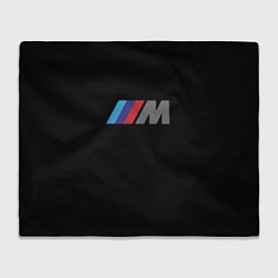 Плед флисовый BMW sport logo, цвет: 3D-велсофт