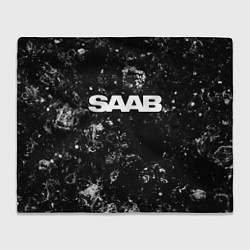 Плед флисовый Saab black ice, цвет: 3D-велсофт