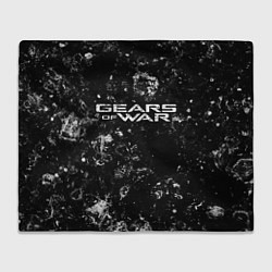 Плед флисовый Gears of War black ice, цвет: 3D-велсофт