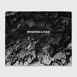 Плед флисовый Brighton black graphite, цвет: 3D-велсофт