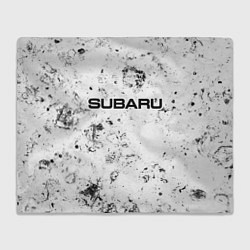 Плед флисовый Subaru dirty ice, цвет: 3D-велсофт