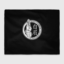 Плед флисовый Международная федерация тхэквондо, цвет: 3D-велсофт