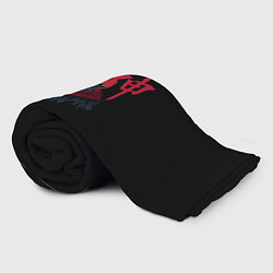 Плед флисовый Aragami logo ninja, цвет: 3D-велсофт — фото 2