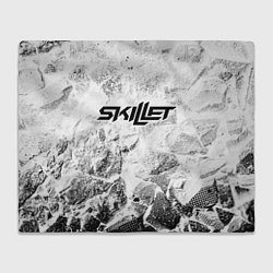 Плед флисовый Skillet white graphite, цвет: 3D-велсофт