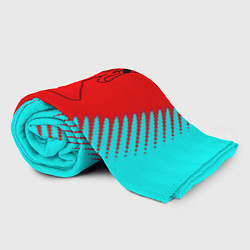 Плед флисовый Kizaru abstract rap, цвет: 3D-велсофт — фото 2
