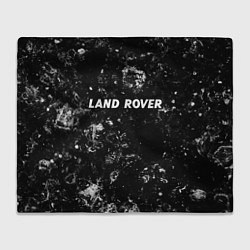 Плед флисовый Land Rover black ice, цвет: 3D-велсофт