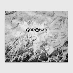 Плед флисовый God of War white graphite, цвет: 3D-велсофт