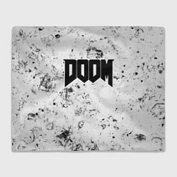 Плед флисовый Doom dirty ice, цвет: 3D-велсофт