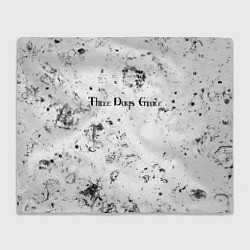 Плед флисовый Three Days Grace dirty ice, цвет: 3D-велсофт