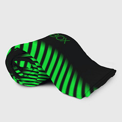 Плед флисовый Xbox line green, цвет: 3D-велсофт — фото 2