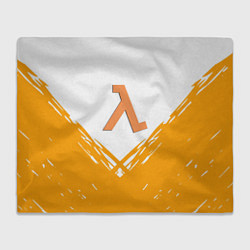 Плед флисовый Half life текстура, цвет: 3D-велсофт
