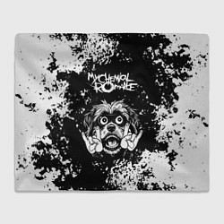 Плед флисовый My Chemical Romance рок пес, цвет: 3D-велсофт