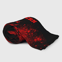 Плед флисовый Bayern - red gradient посередине, цвет: 3D-велсофт — фото 2