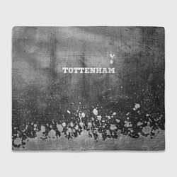 Плед флисовый Tottenham - grey gradient посередине, цвет: 3D-велсофт