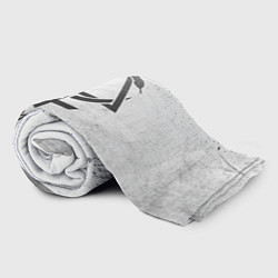 Плед флисовый Behemoth - white gradient, цвет: 3D-велсофт — фото 2