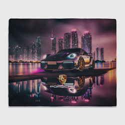 Плед Porshe night city