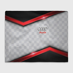 Плед флисовый AUDI auto texture, цвет: 3D-велсофт