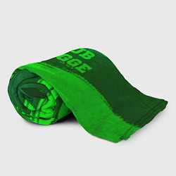 Плед флисовый Club Brugge - green gradient посередине, цвет: 3D-велсофт — фото 2