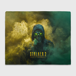 Плед флисовый Stalker 2 череп, цвет: 3D-велсофт