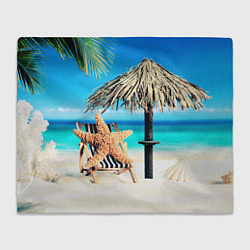 Плед флисовый Resort, цвет: 3D-велсофт