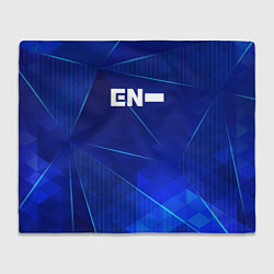 Плед флисовый Enhypen blue poly, цвет: 3D-велсофт