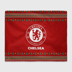 Плед флисовый Chelsea new year, цвет: 3D-велсофт