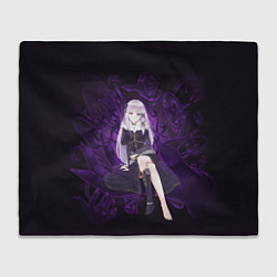 Плед флисовый Сателла Re:Zero, цвет: 3D-велсофт