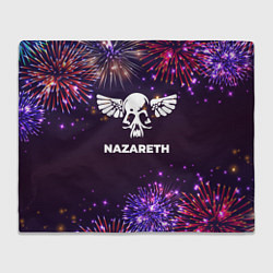 Плед флисовый Праздничный Nazareth, цвет: 3D-велсофт