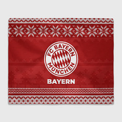 Плед флисовый Новогодний Bayern, цвет: 3D-велсофт