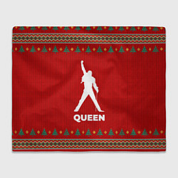 Плед флисовый Queen new year, цвет: 3D-велсофт