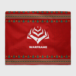 Плед флисовый Warframe new year, цвет: 3D-велсофт