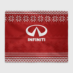 Плед флисовый Новогодний Infiniti, цвет: 3D-велсофт