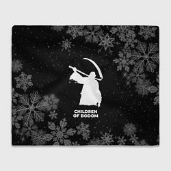 Плед флисовый Снежный Children of Bodom, цвет: 3D-велсофт