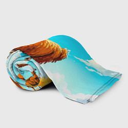 Плед флисовый Лама в прериях, цвет: 3D-велсофт — фото 2