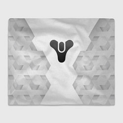 Плед флисовый Destiny white poly, цвет: 3D-велсофт
