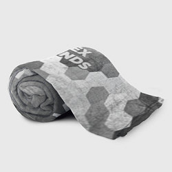 Плед флисовый Apex Legends - grey gradient посередине, цвет: 3D-велсофт — фото 2
