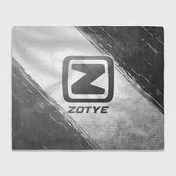 Плед флисовый Zotye - white gradient, цвет: 3D-велсофт