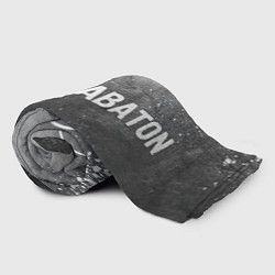 Плед флисовый Sabaton - grey gradient по-горизонтали, цвет: 3D-велсофт — фото 2