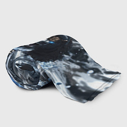 Плед флисовый Я русский - агрессивный медведь, цвет: 3D-велсофт — фото 2