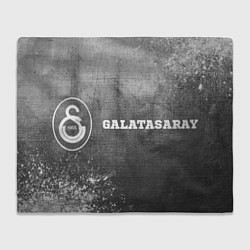 Плед флисовый Galatasaray - grey gradient по-горизонтали, цвет: 3D-велсофт