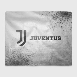 Плед флисовый Juventus - white gradient по-горизонтали, цвет: 3D-велсофт