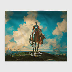 Плед флисовый Идржих на коне Kingdom come deliverence 2, цвет: 3D-велсофт