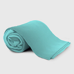 Плед флисовый Градиент текстура с точками голубой, цвет: 3D-велсофт — фото 2