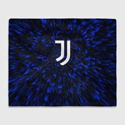Плед флисовый Juventus blue energy, цвет: 3D-велсофт