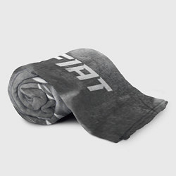 Плед флисовый Fiat - grey gradient по-горизонтали, цвет: 3D-велсофт — фото 2