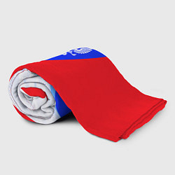 Плед флисовый Герб России на фоне цветов Российского флага, цвет: 3D-велсофт — фото 2