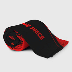Плед флисовый One Piece - red gradient по-горизонтали, цвет: 3D-велсофт — фото 2