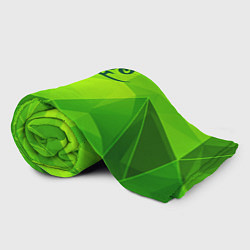 Плед флисовый Led Zeppelin green poly, цвет: 3D-велсофт — фото 2