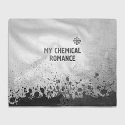 Плед флисовый My Chemical Romance - white gradient посередине, цвет: 3D-велсофт