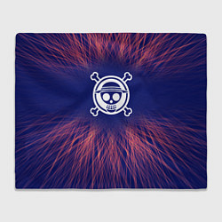 Плед флисовый One Piece red energy, цвет: 3D-велсофт